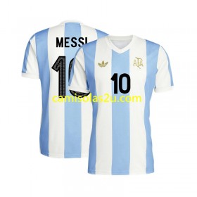 Camisolas de futebol Argentina Lionel Messi 10 50 Anniversary Equipamento Principal Manga Curta